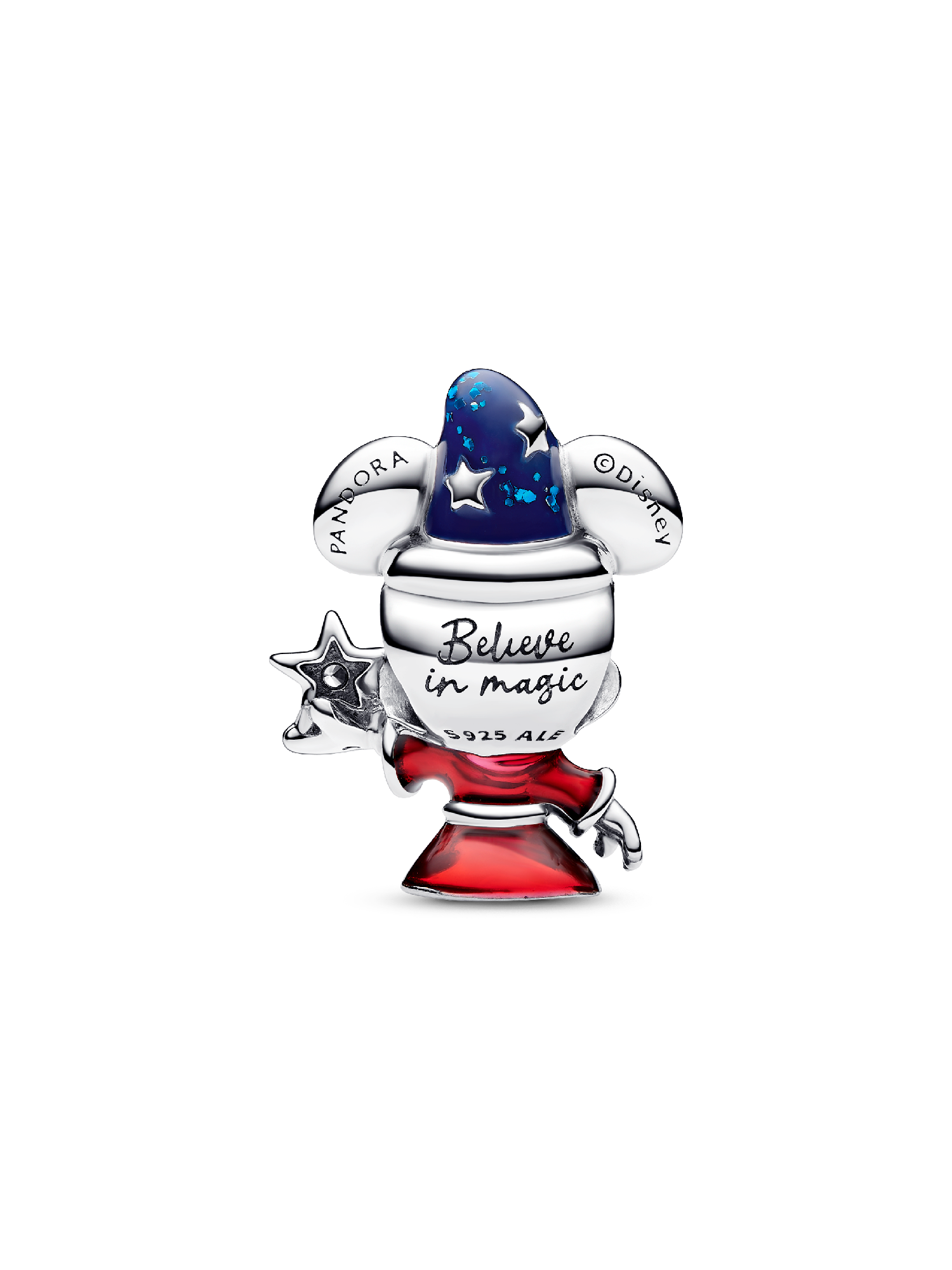 Disney Sorcerer Apprentice Mickey Charm | スターリングシルバー