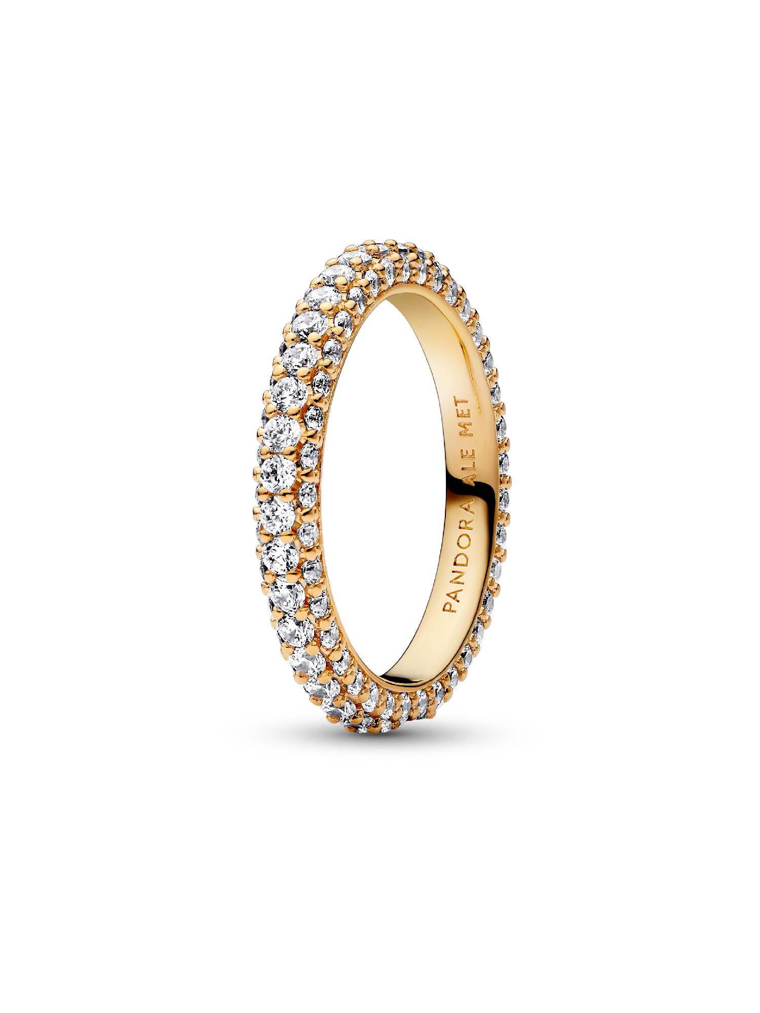 Pandora Timeless Pavé Single-row Ring | ゴールドプレーティング