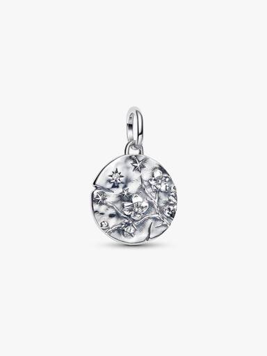 Cherry Blossom Medallion Charm
