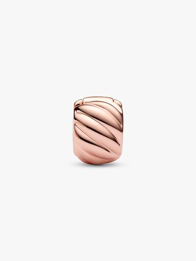 Polished Feathered Clip Charm