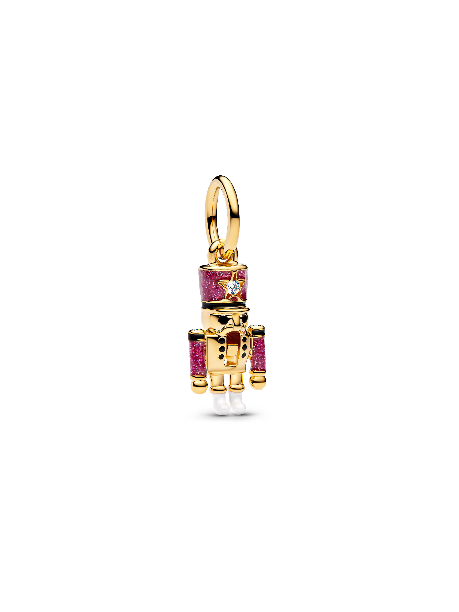 Moveable Nutcracker Dangle Charm | ゴールドプレーティング | パンドラ'