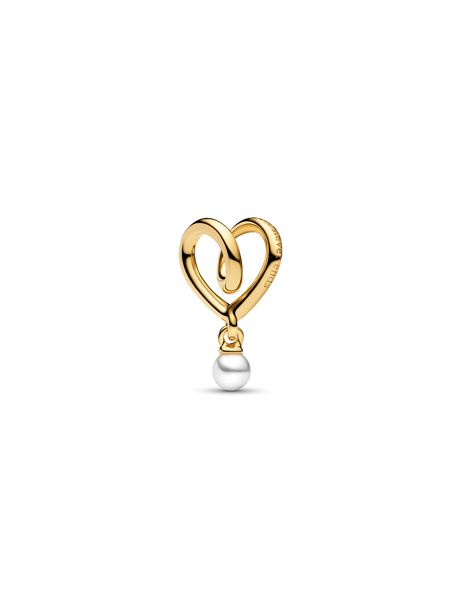 Wrapped Heart Charm | ゴールドプレーティング | パンドラ'