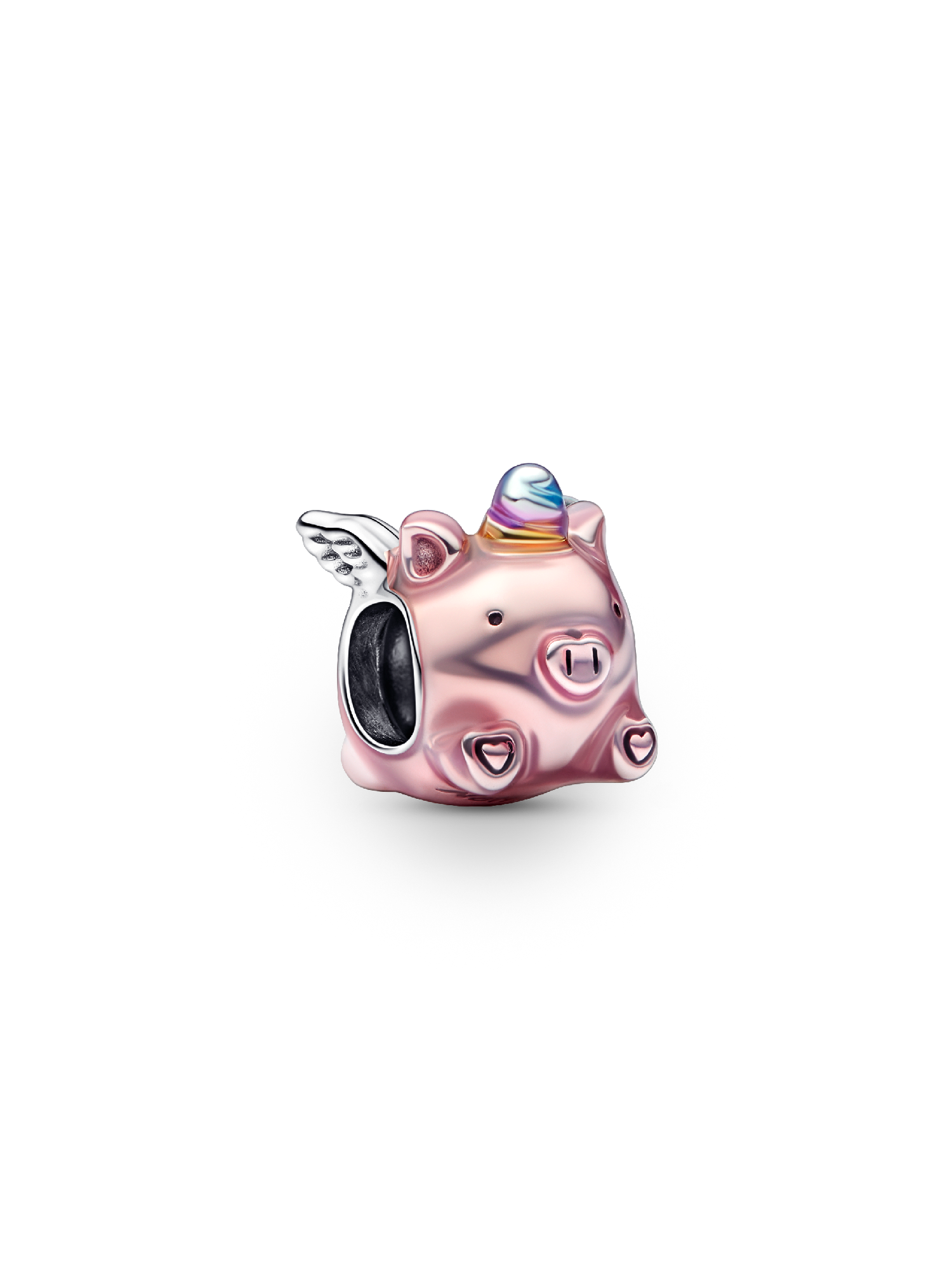 Flying Unicorn Pig Charm | スターリングシルバー | パンドラ'