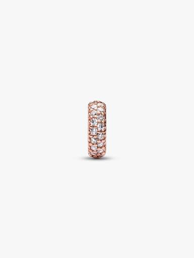 Clear Sparkle Spacer Charm