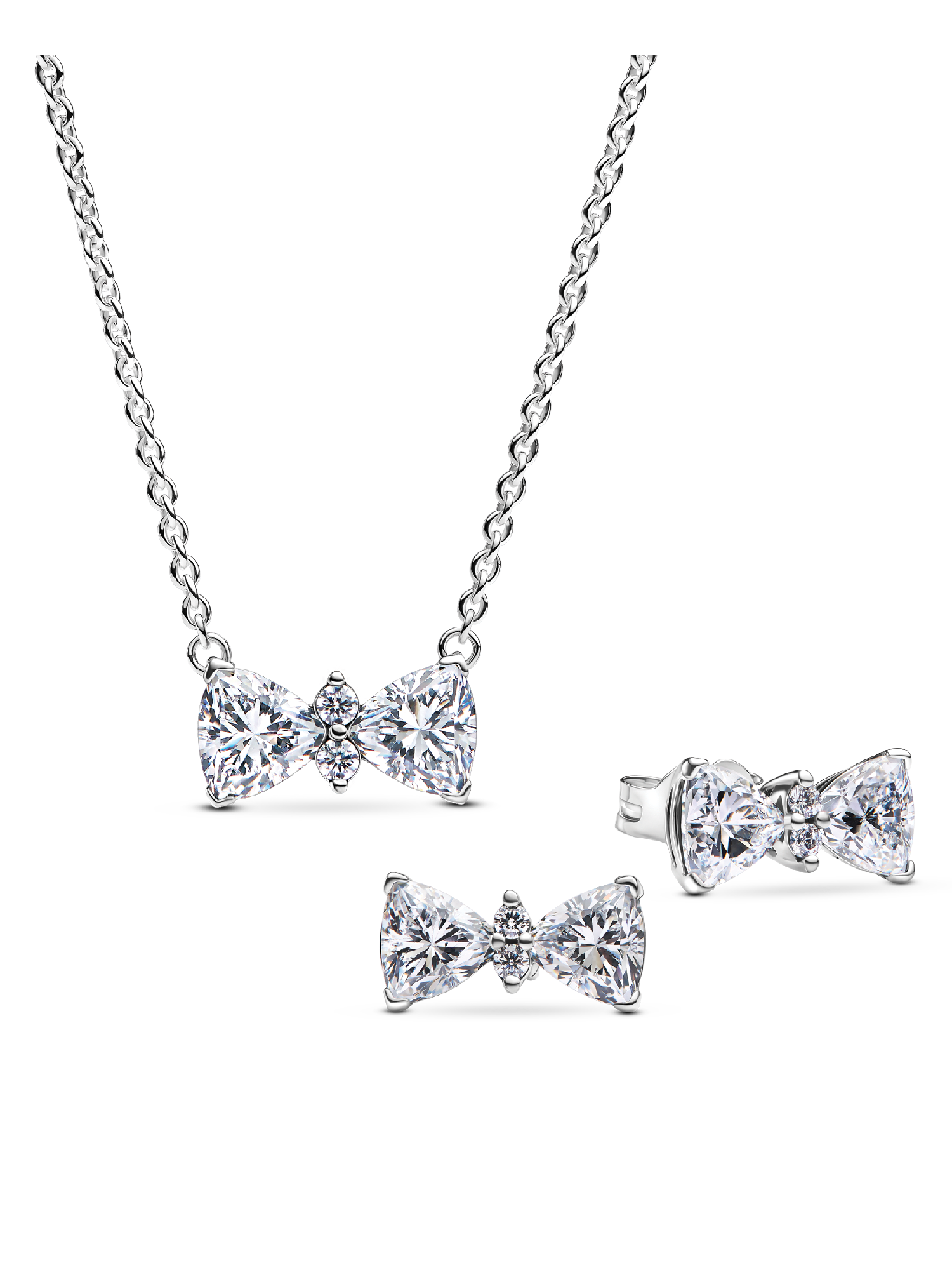 Sparkling Bow Jewellery Gift Set | スターリングシルバー | パンドラ'