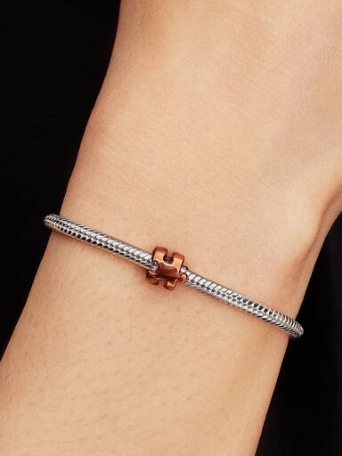 Orange Puzzle Piece Mini Charm