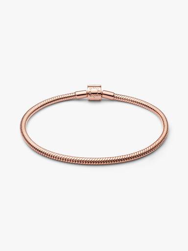 Barrel Clasp Snake Chain Bracelet
