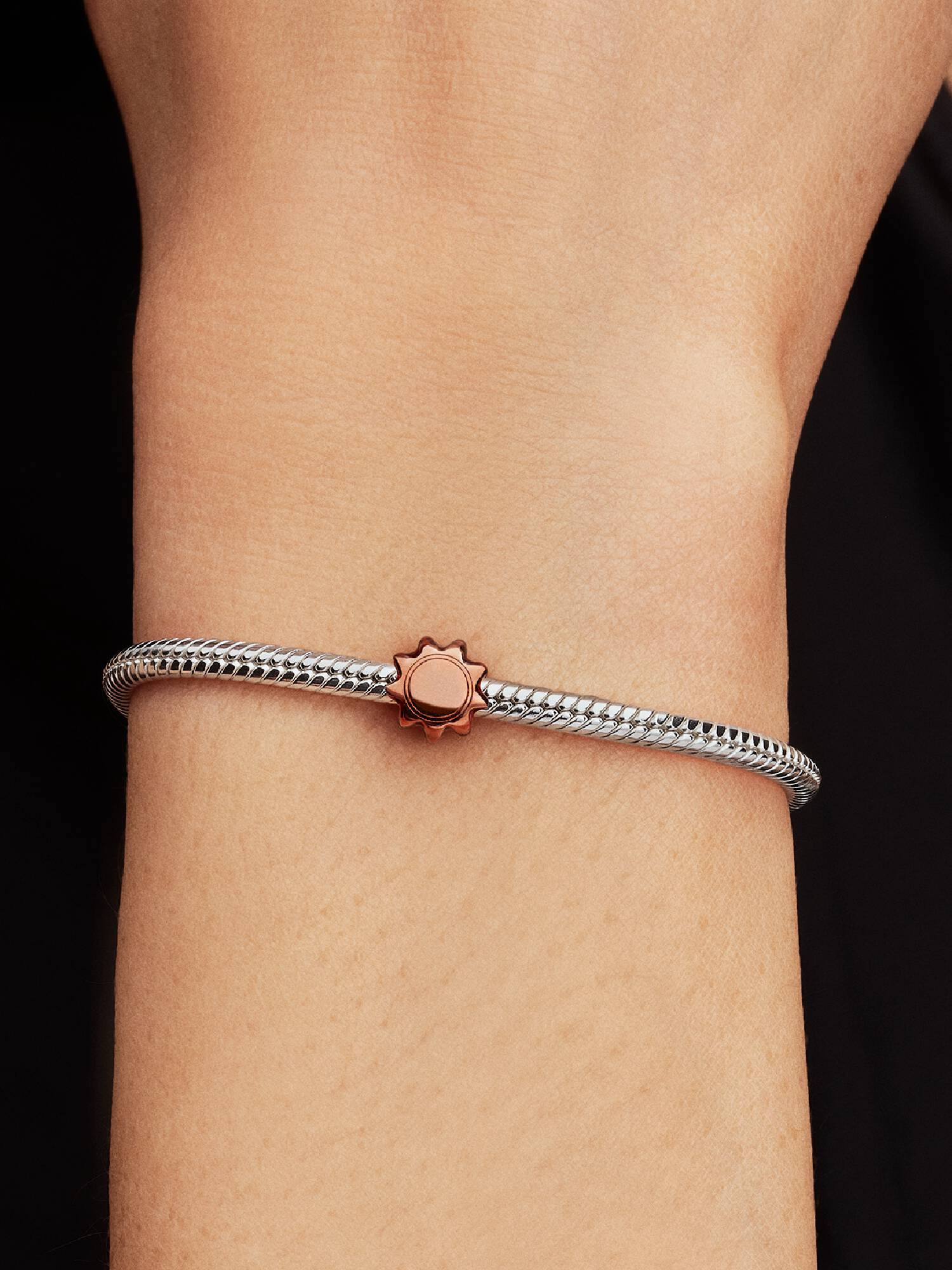 Orange Sun Mini Charm