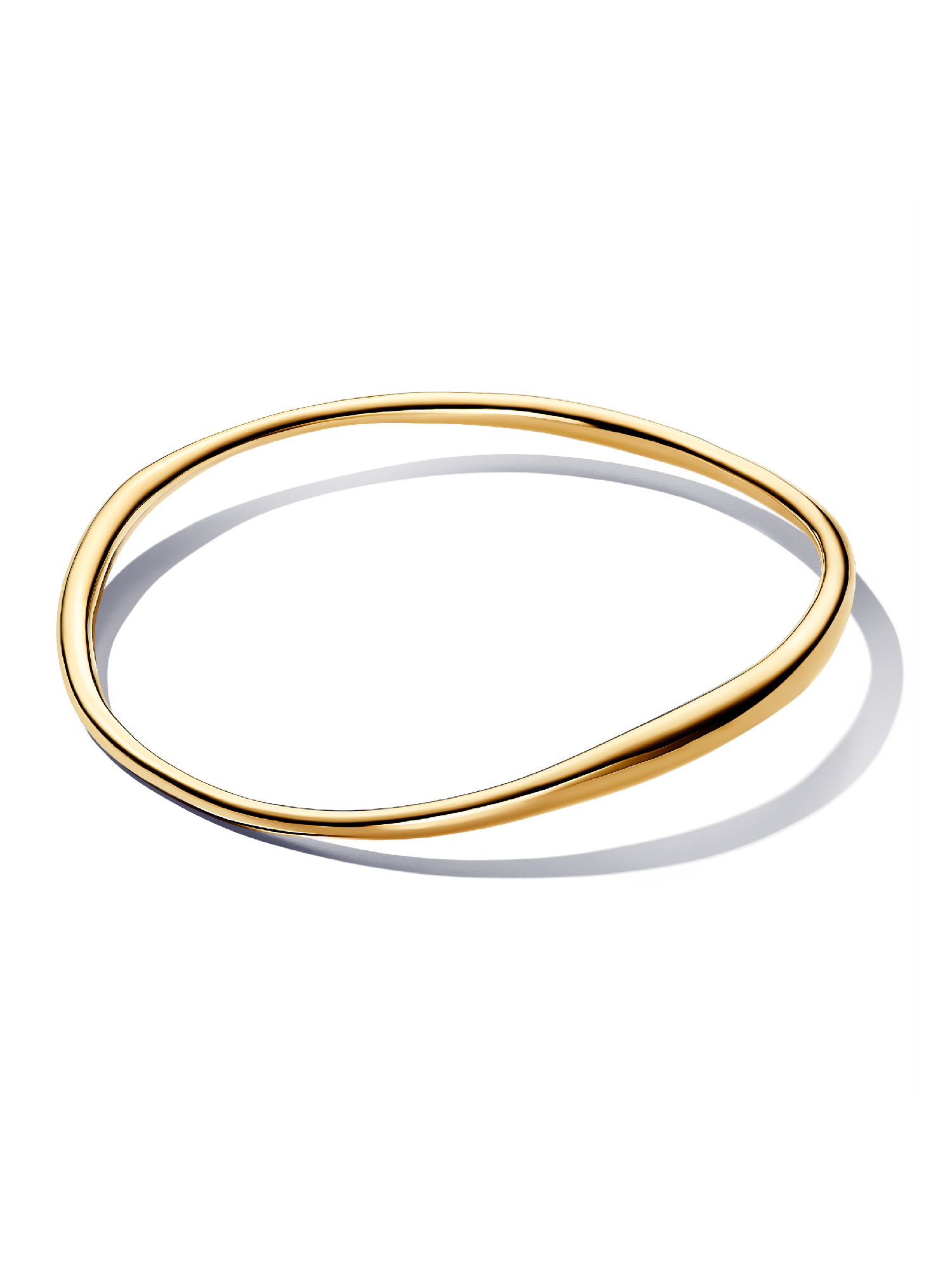 Organically Shaped Bangle | ゴールドプレーティング | パンドラ'