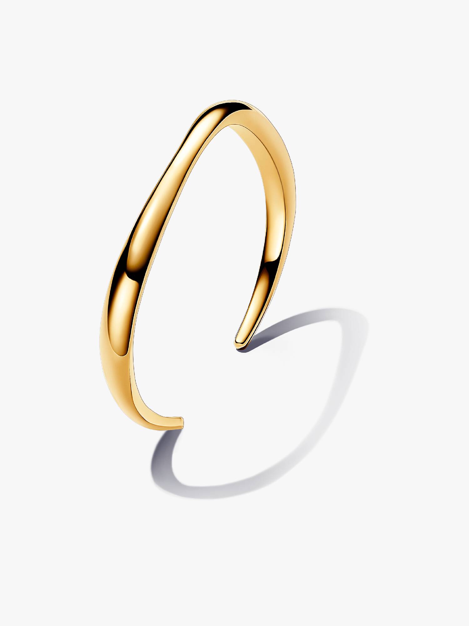 Organically Shaped Open Bangle
