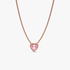Pink Heart Collier Necklace Pink Heart Collier Necklace