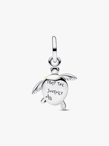2026 Pink Sea Turtle Lab-grown Diamond Dangle Charm