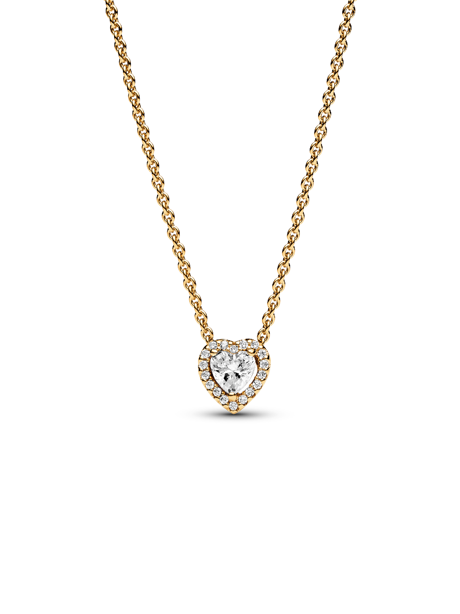 Sparkling Heart Collier Necklace