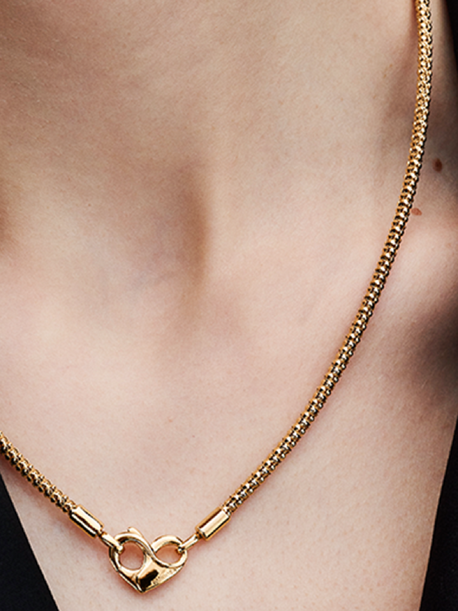 Studded Chain Necklace | ゴールドプレーティング | パンドラ'