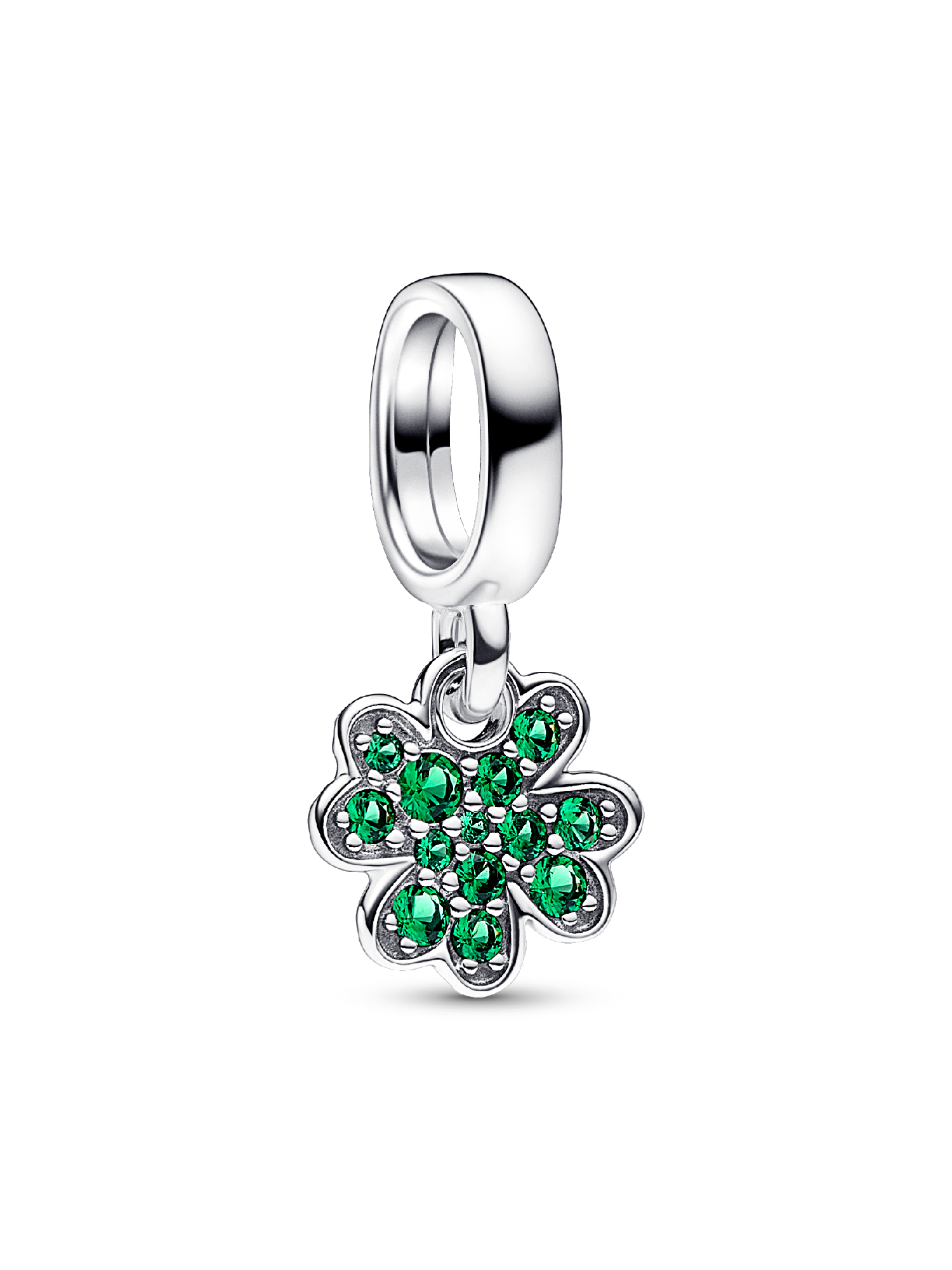 Pandora クローバー チャーム シルバー Four Leaf Clover Dangle Charm | スターリングシルバー | パンドラ'