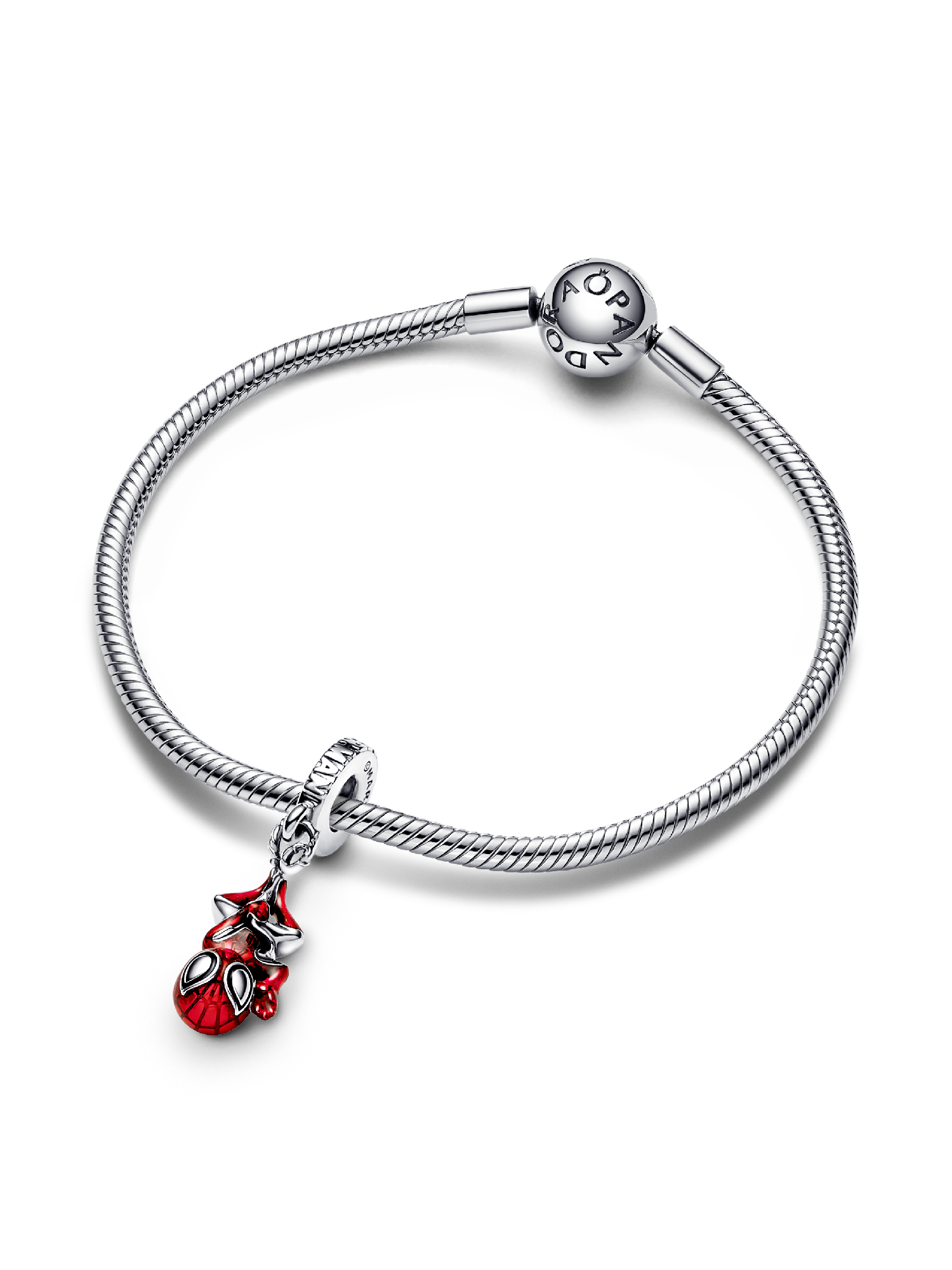 Marvel Hanging Spider-Man Dangle Charm | スターリングシルバー 
