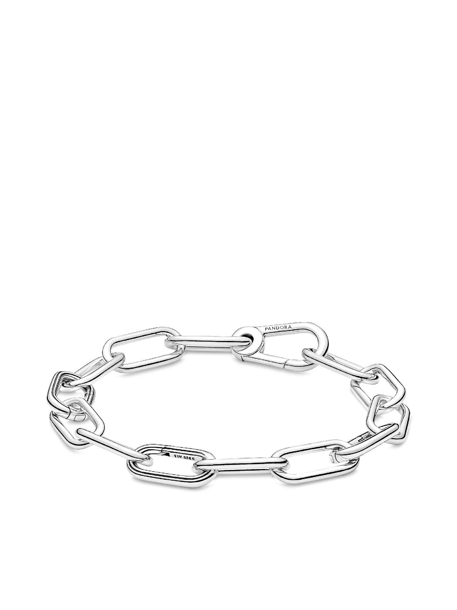 Pandora ME Rectangular Openable Link | スターリングシルバー