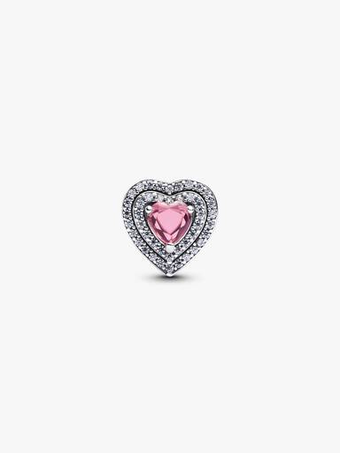 Sparkling Levelled Hearts Charm