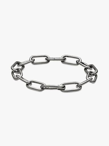 Pandora ME Round Clasp Medium-Link Chain Bracelet