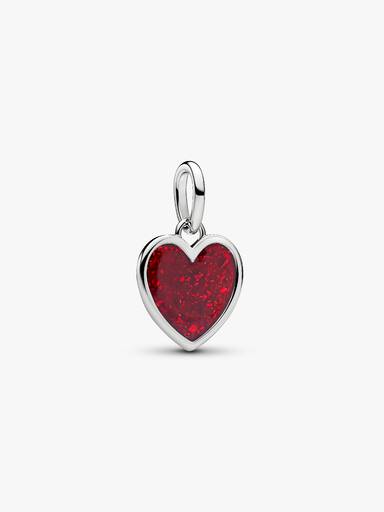 Engravable Blue Heart Dangle Charm