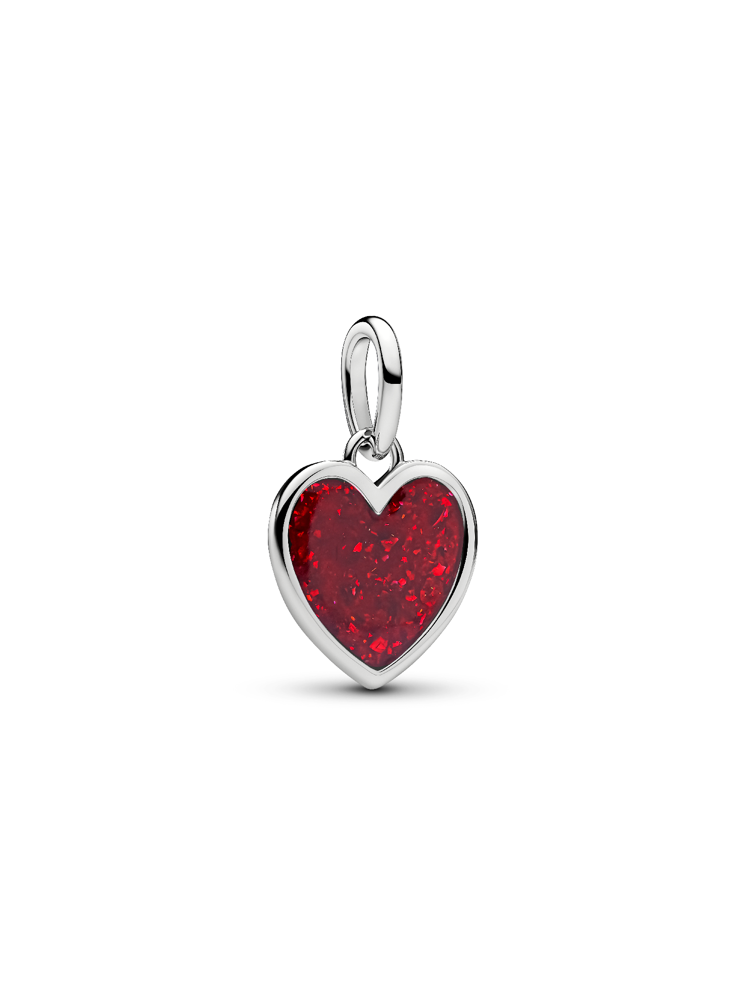 Engravable Blue Heart Dangle Charm