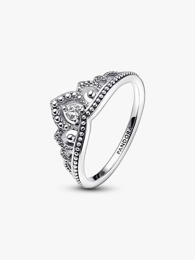 Regal Beaded Tiara Ring