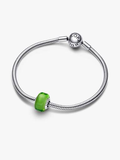 Green Mini Murano Glass Charm