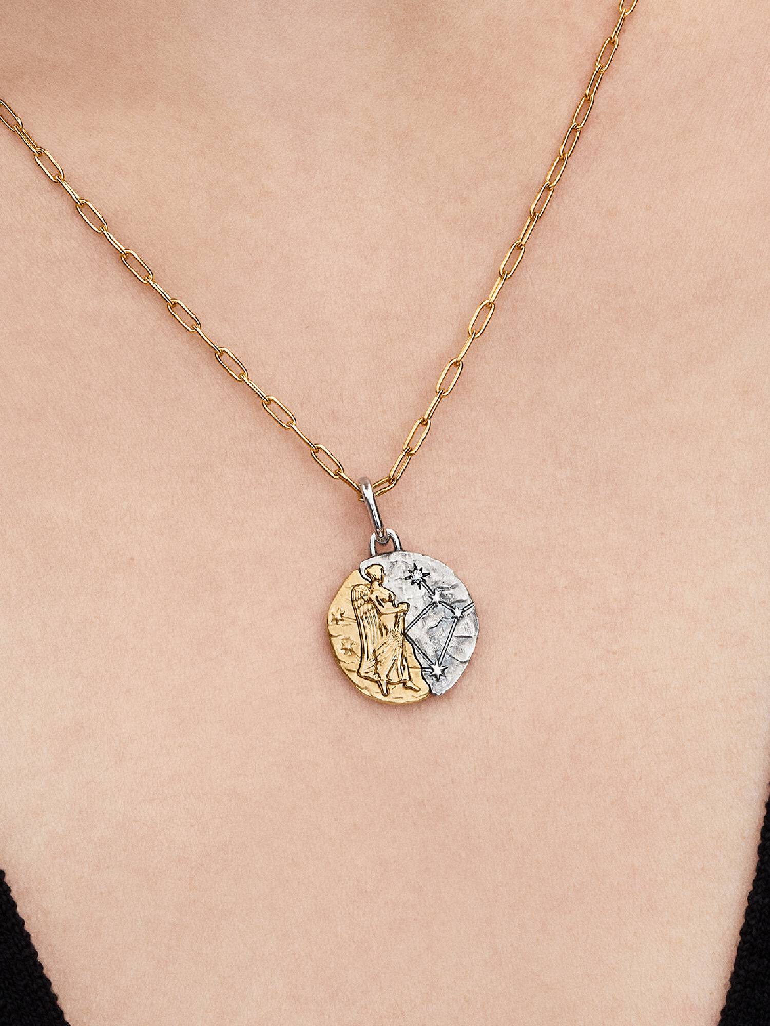 Virgo Zodiac Medallion Charm