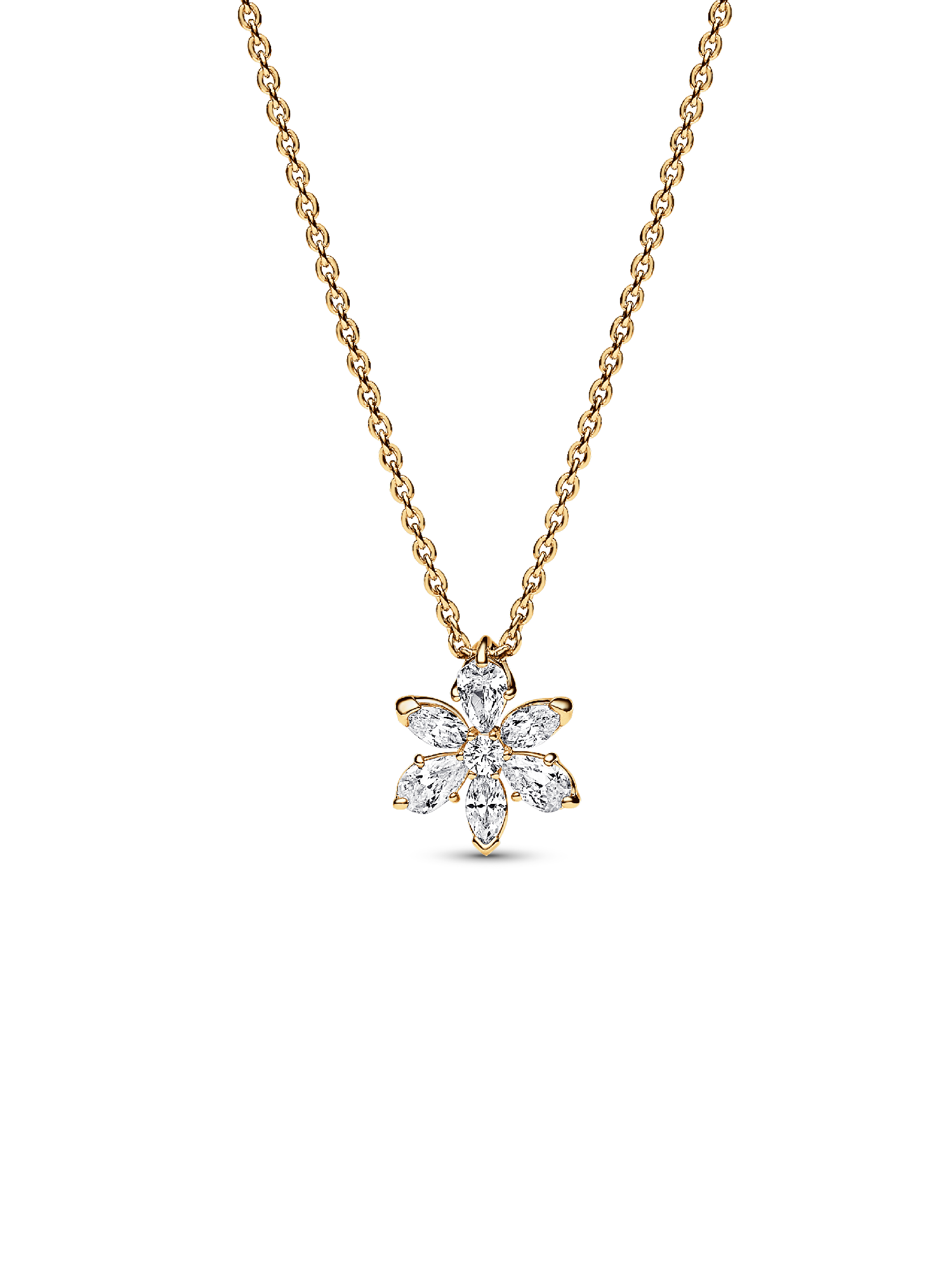 Sparkling Herbarium Cluster Pendant Necklace | ゴールドプレー