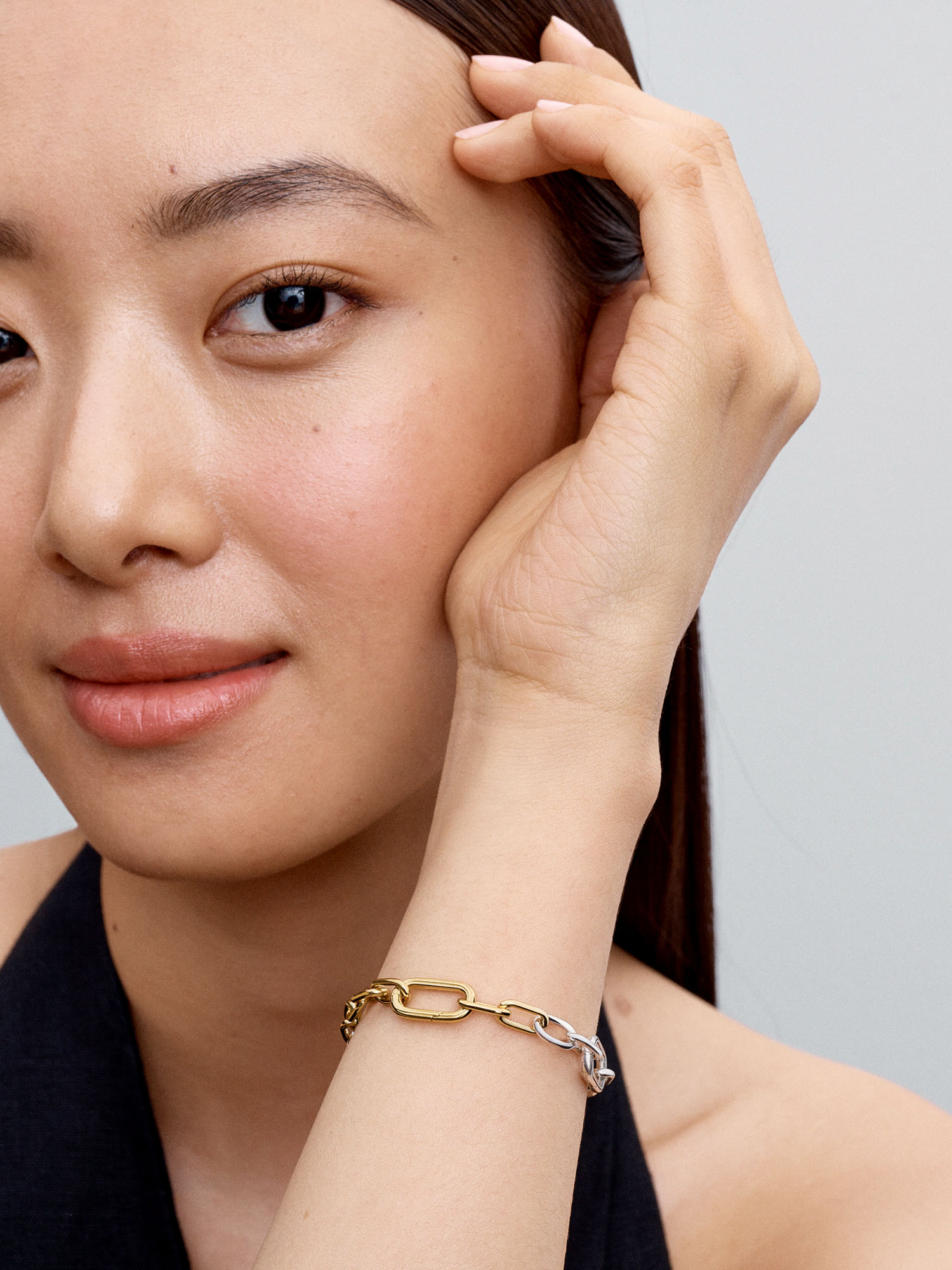 Link Chain Bracelet | ツートーン | パンドラ'