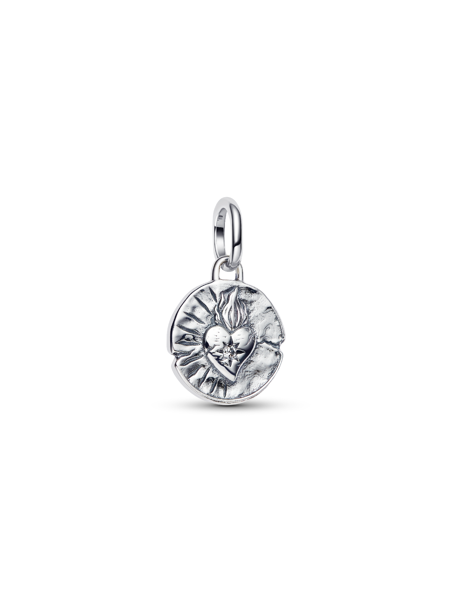 Heart Medallion Charm | スターリングシルバー | パンドラ'