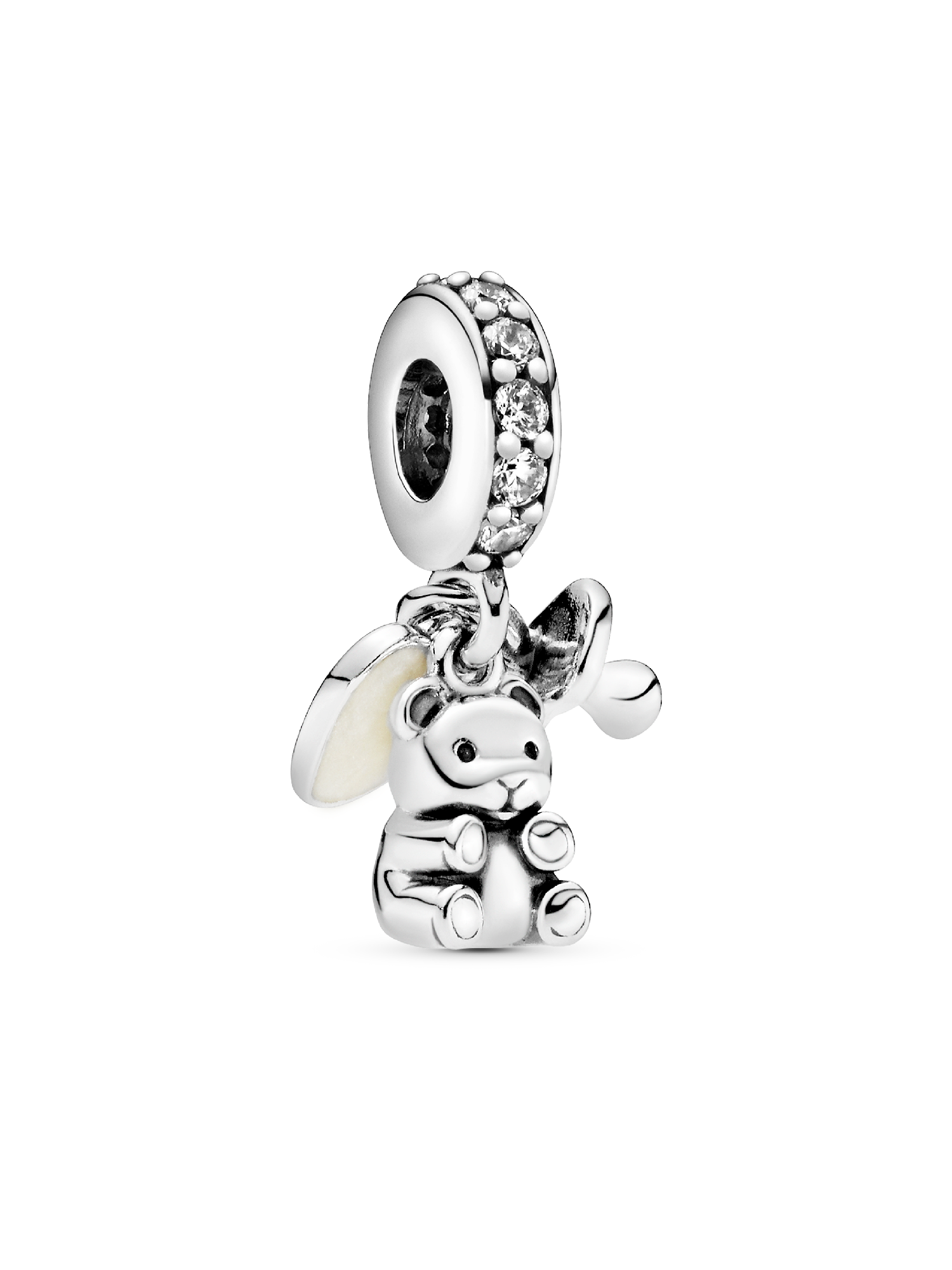Baby Teddy Bear Dangle Charm | スターリングシルバー | パンドラ'