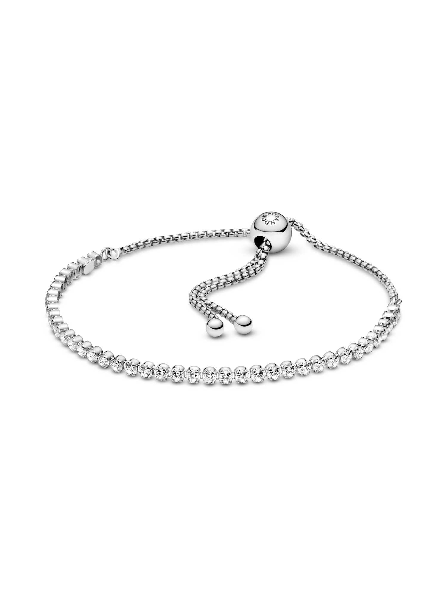 Sparkling Slider Tennis Bracelet | スターリングシルバー | パンドラ'