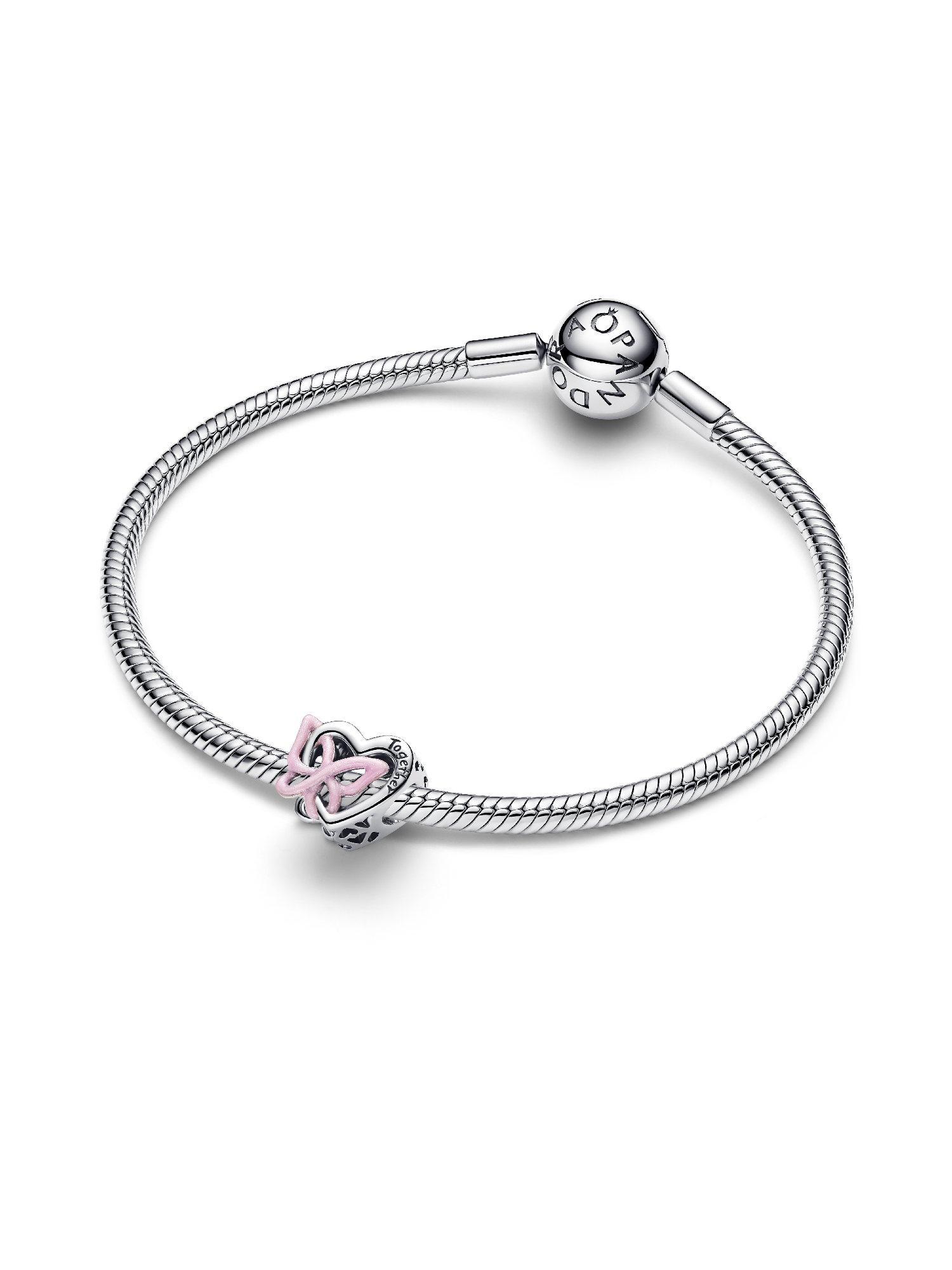 Entwined Heart & Butterfly Charm | スターリングシルバー | パンドラ'