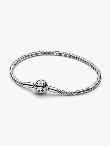 Pandora Moments Ball Clasp Snake Chain Bracelet
