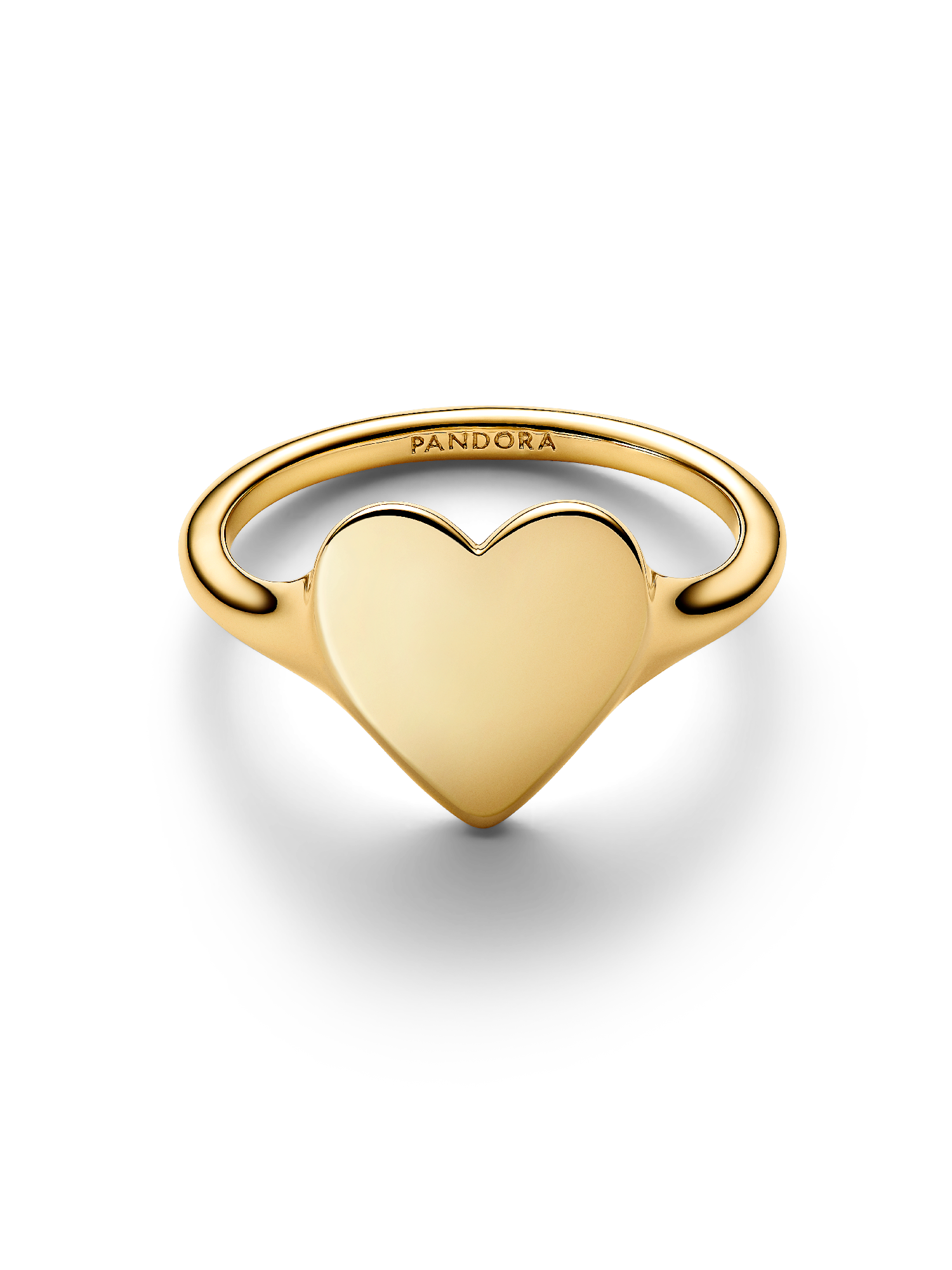 Engravable Heart Ring | ゴールドプレーティング | パンドラ