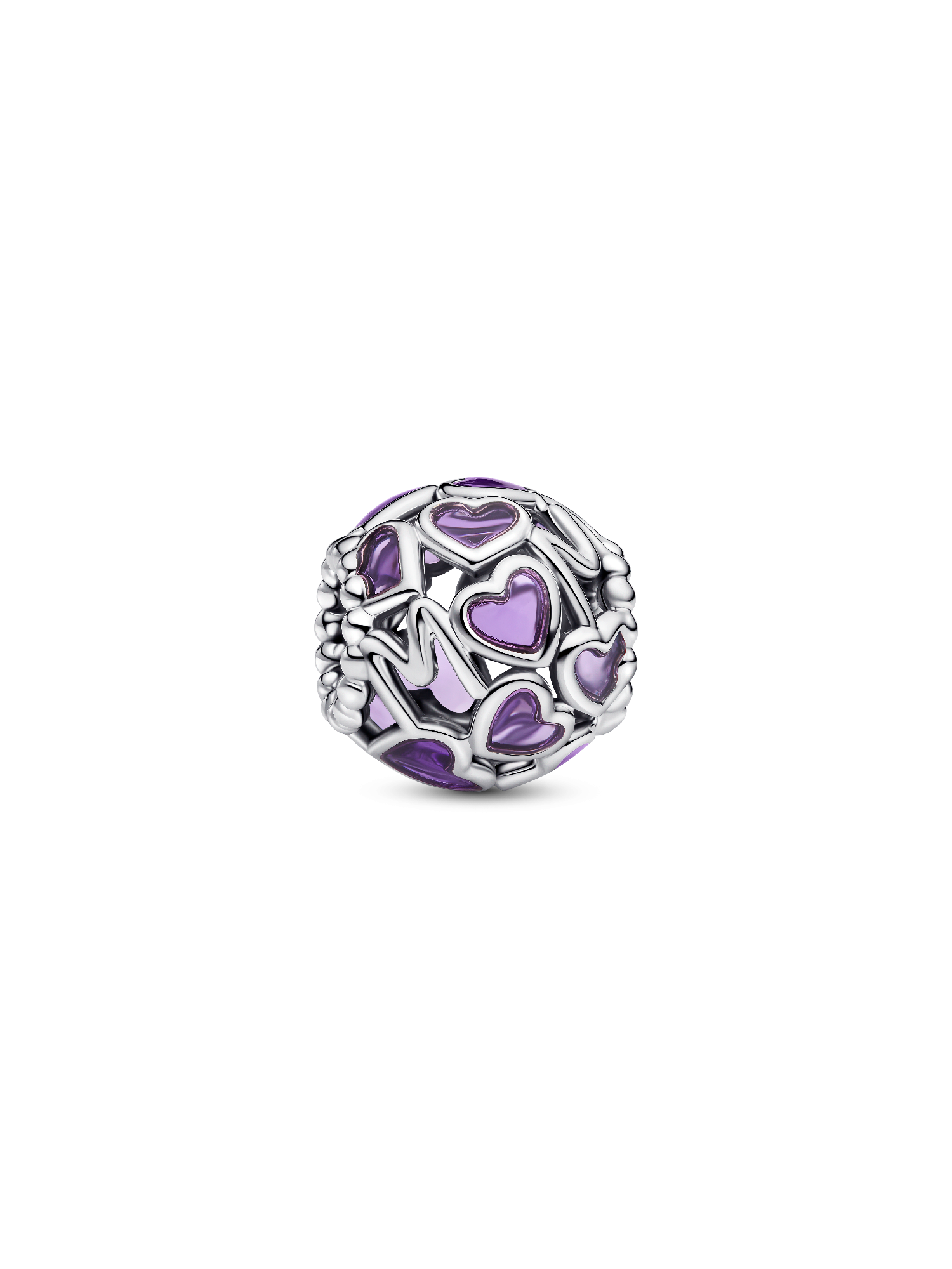 Openwork Hearts Mum Charm | スターリングシルバー | パンドラ'