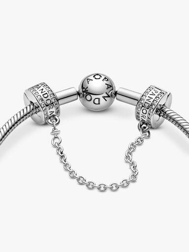 Logo Safety Chain Clip Charm