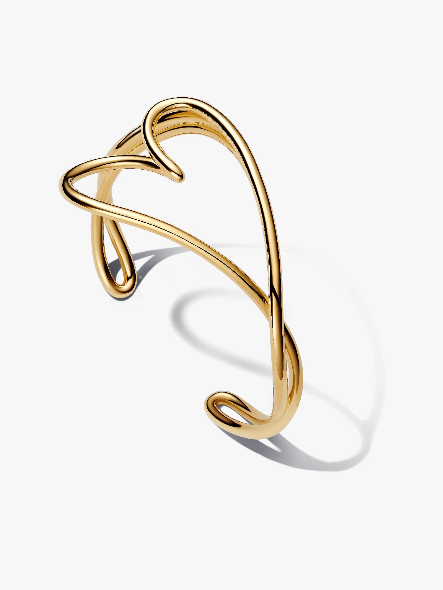 Organically Shaped Heart Bangle
