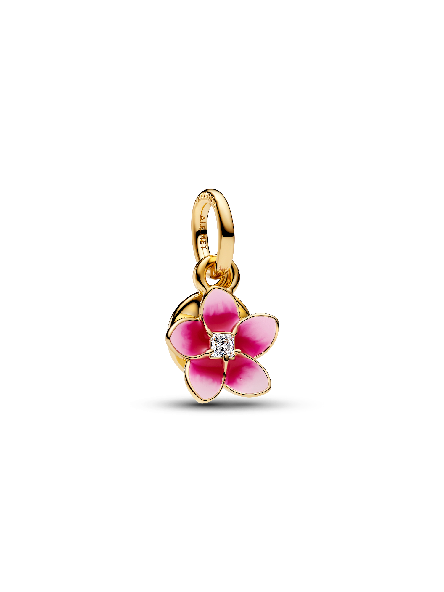 Disney Moana Flower Dangle Charm | ゴールドプレーティング | パンドラ'