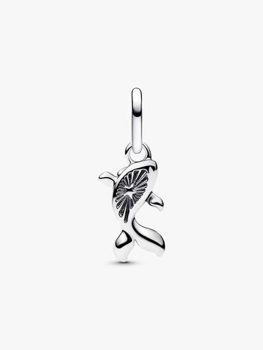 Red Murano Glass Koi Fish Mini Dangle Charm