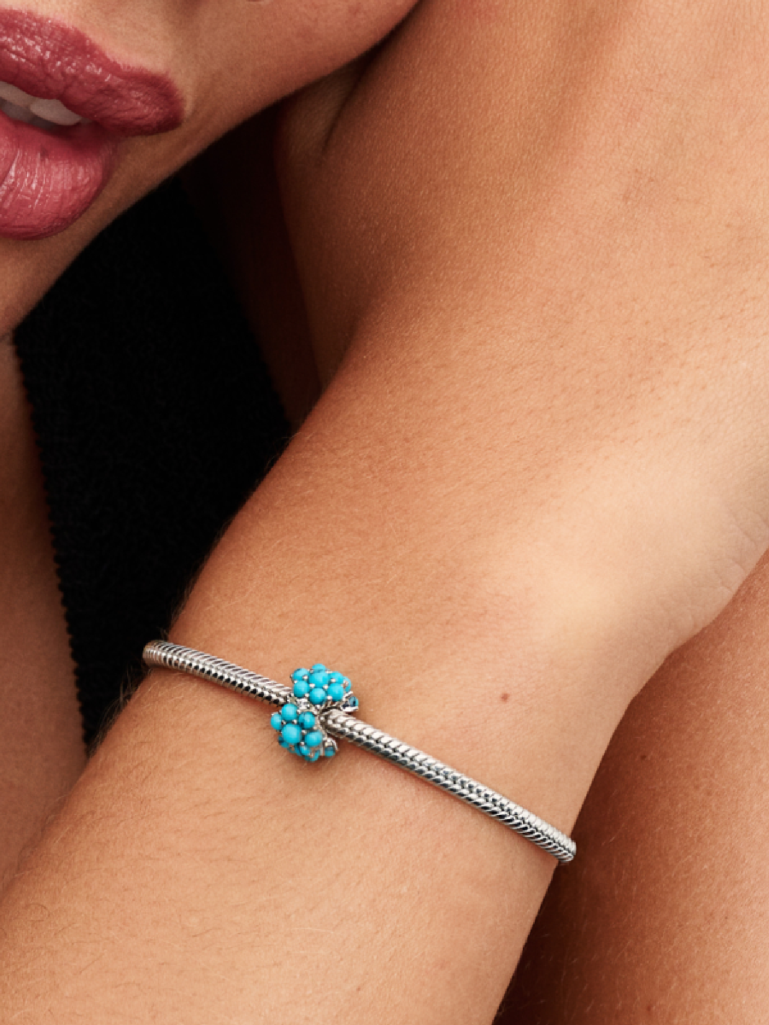 Turquoise-coloured Ocean Charm | スターリングシルバー | パンドラ'