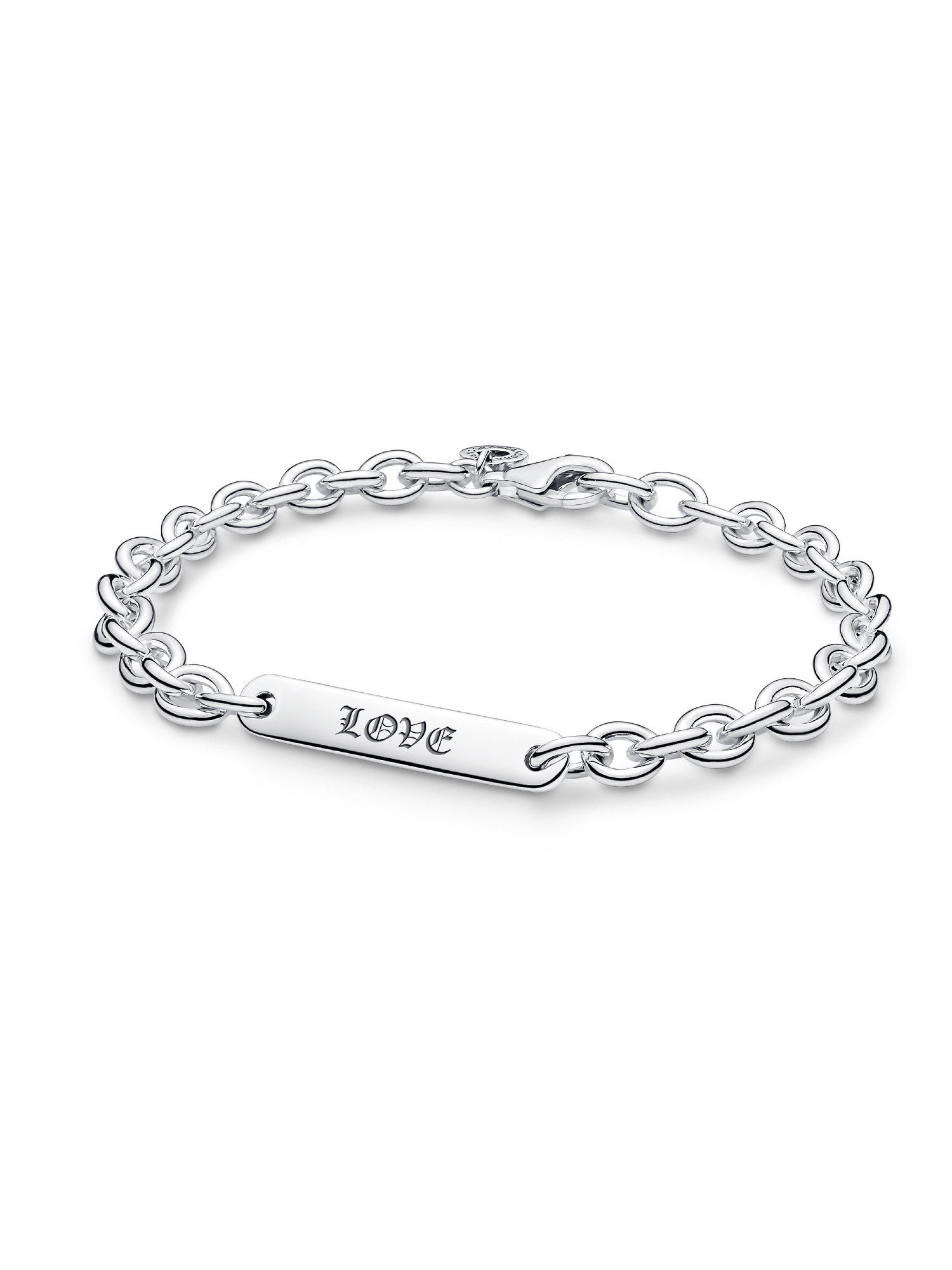 Engravable Bar Link Bracelet | スターリングシルバー | パンドラ'