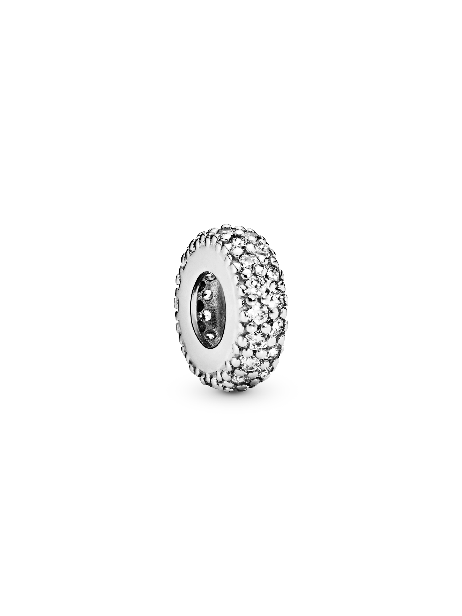 Clear Sparkle Spacer Charm