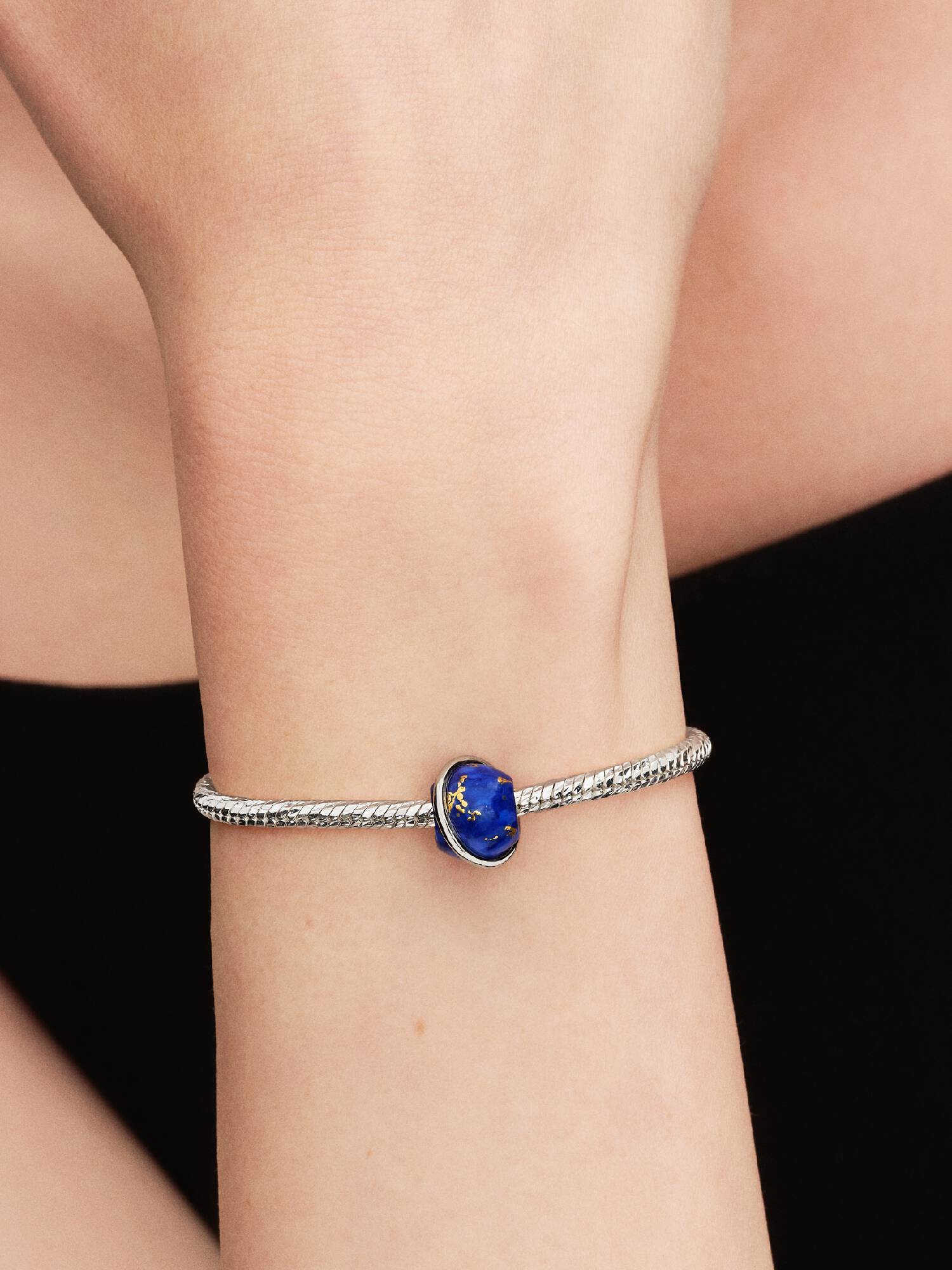 Celestial Blue Planet Charm 