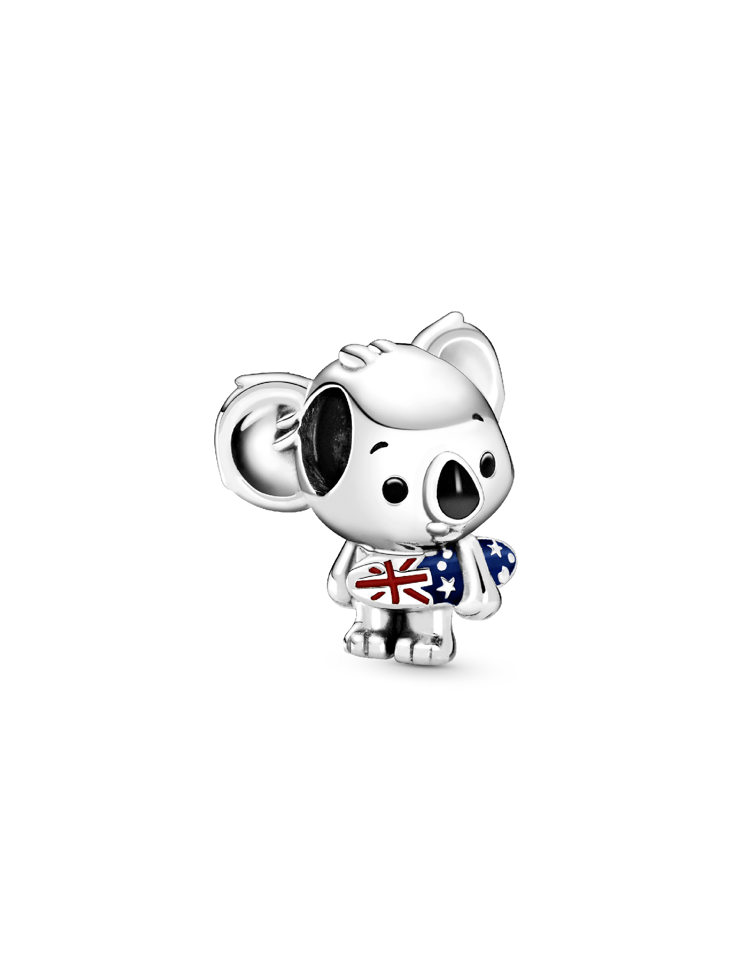 Surfing Koala Charm | スターリングシルバー | パンドラ'