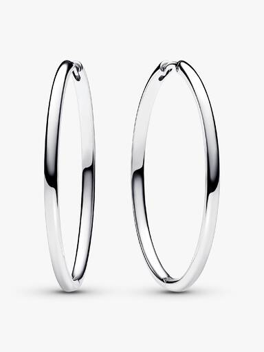 40 mm Charm Hoop Earrings