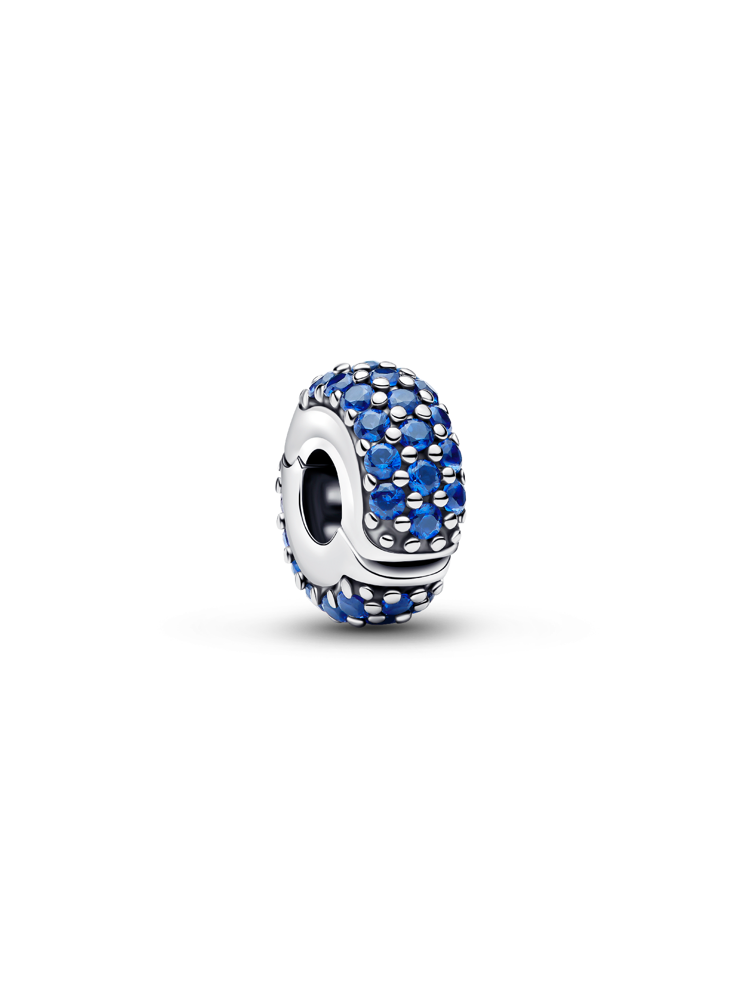 Royal Blue Stone Clip Charm | スターリングシルバー | パンドラ'