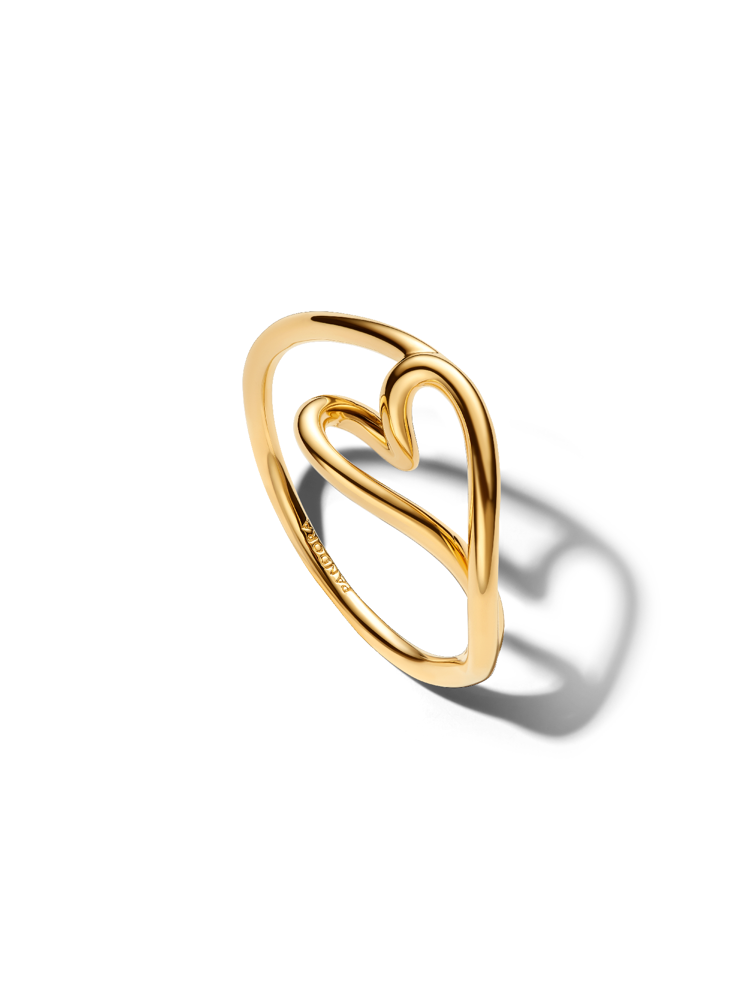 Organically Shaped Heart Small Ring | ゴールドプレーティング