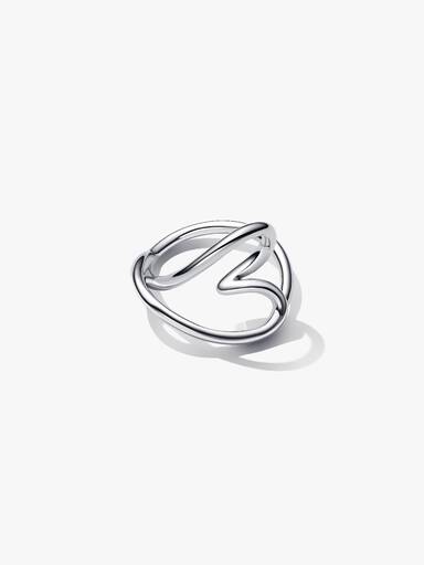 Organically Shaped Heart Ring